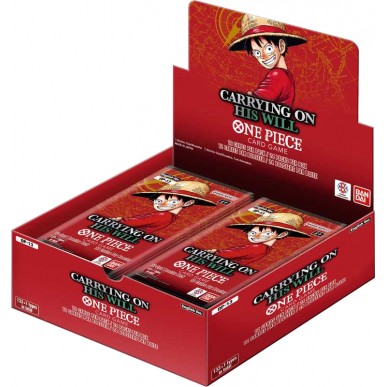 One Piece Card Game - Carrying on His Will OP-13 - Display of 24 Boosters (ENG)