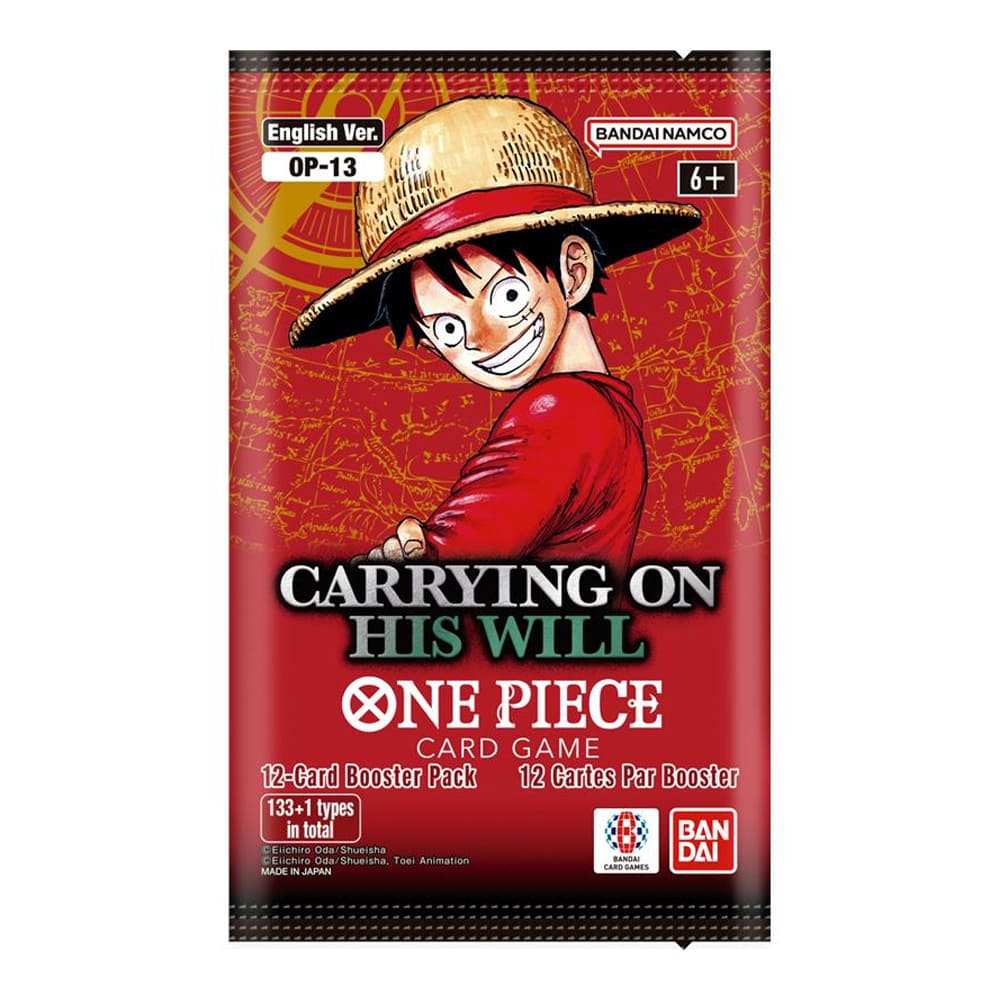 One Piece OP-13 Carrying on his Will Booster pack 1 Bustina versione Inglese