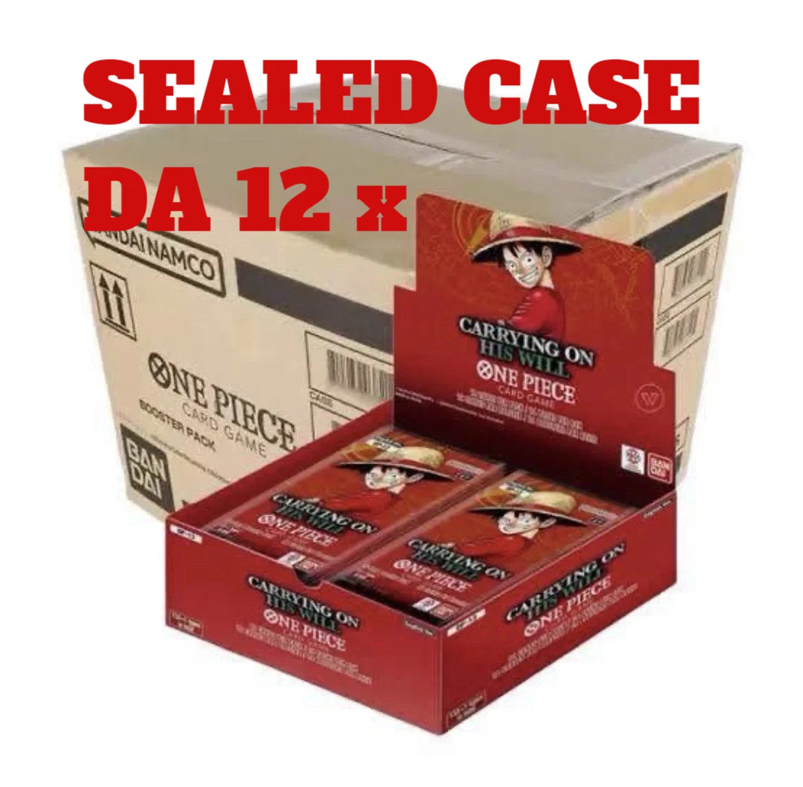 One Piece OP-13 Sealed Case 12 x Box Carrying on His Will ENG