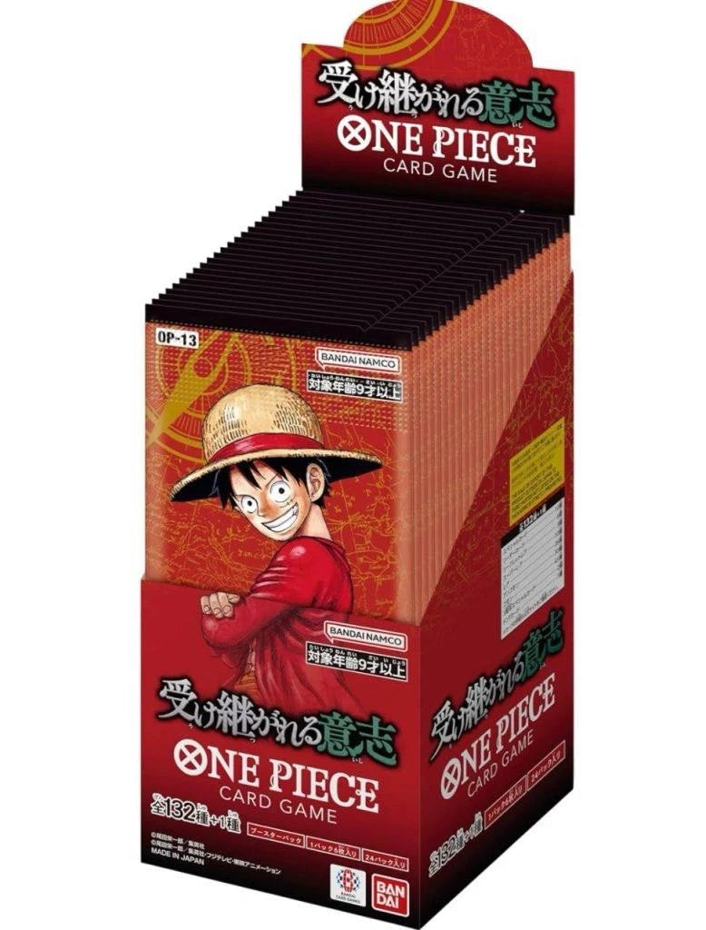 One Piece Card Game OP-13 Booster Display | Carrying on His Will | Giapponese
